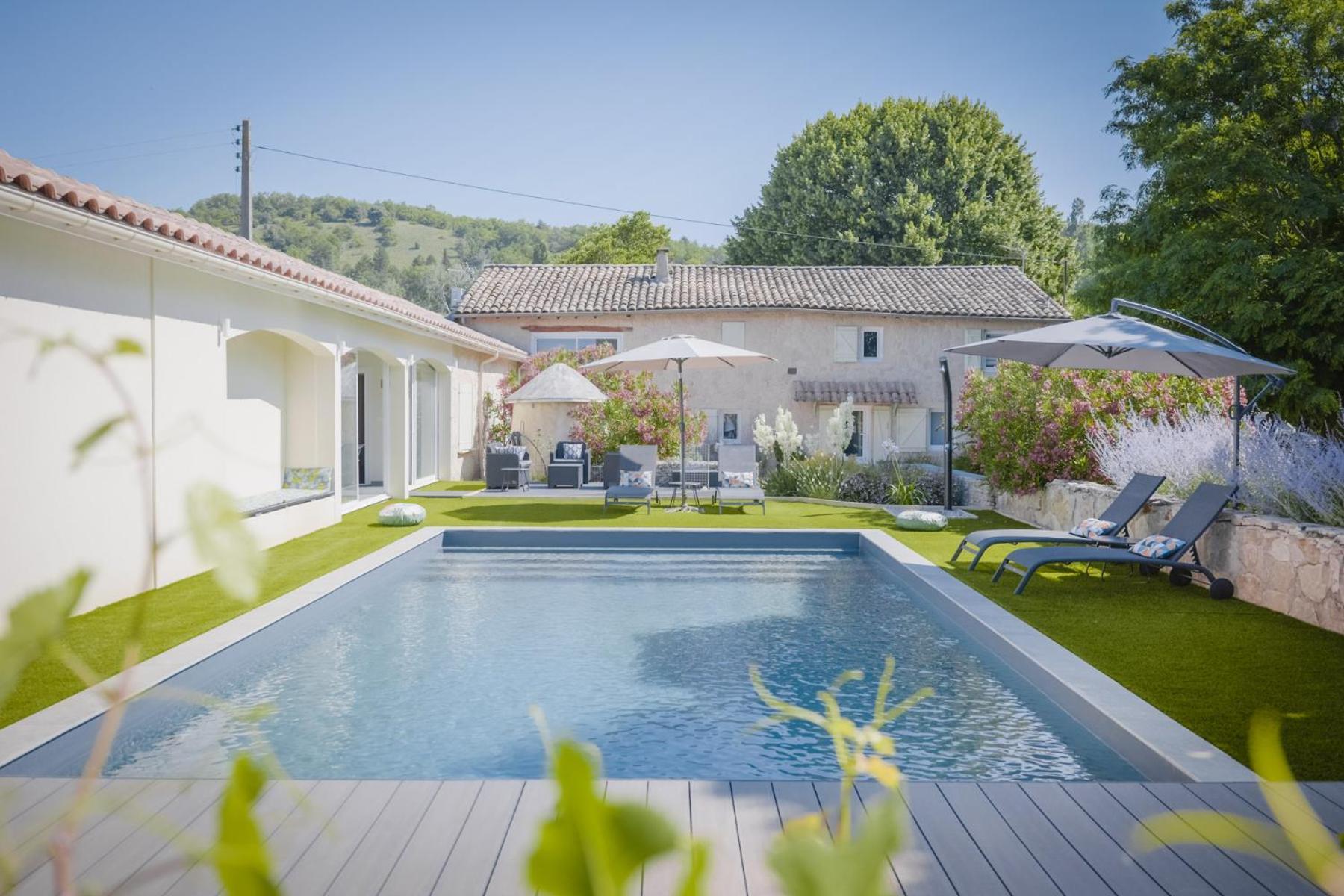Mas De Chaufondes Bed & Breakfast Crest Luaran gambar